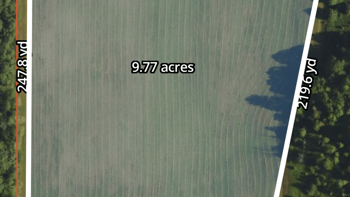 Main field currently corn stubble planted in 2023