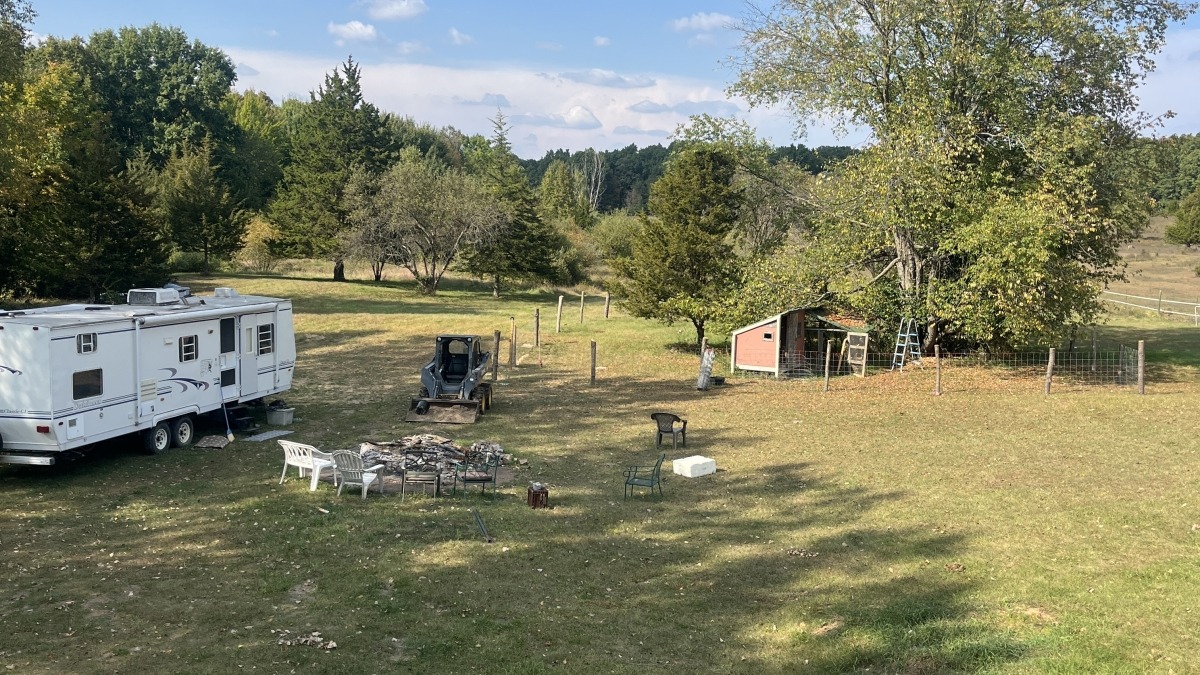 Howell property looking out from the house 