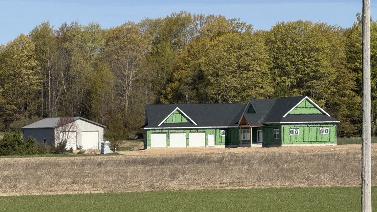 Looking east to west at part of available field