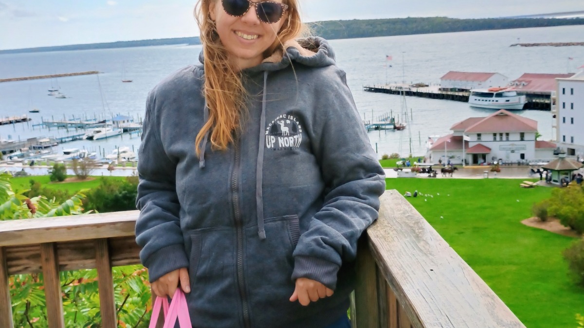 Melissa in Mackinac Island 