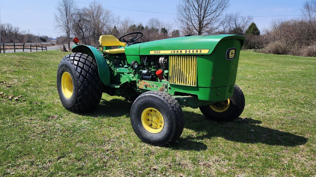John Deere 1020. Has side mount sickle bar mower with it that will be installed soon.