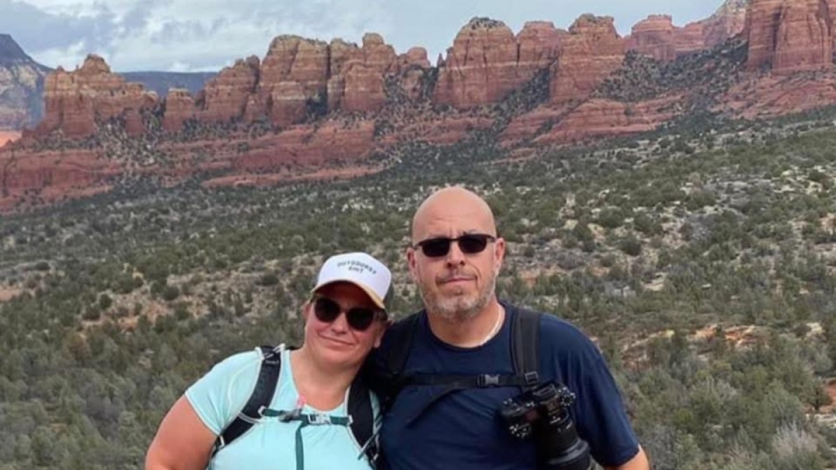 my wife and I in Arizona