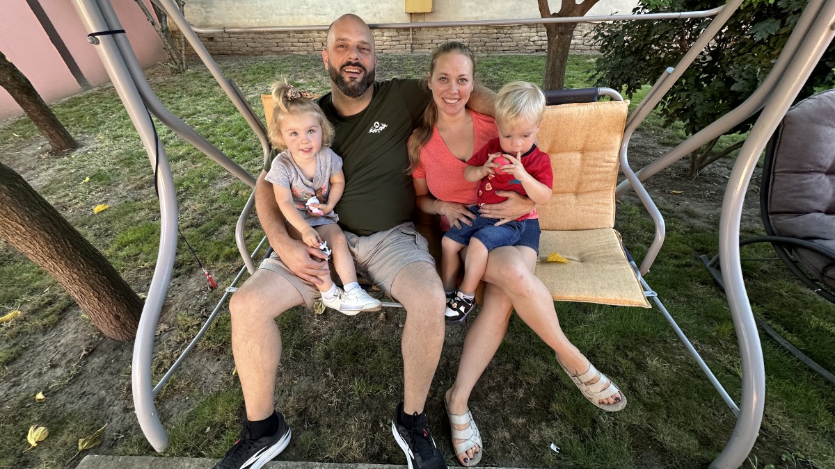 Our little family minus our dog Molly