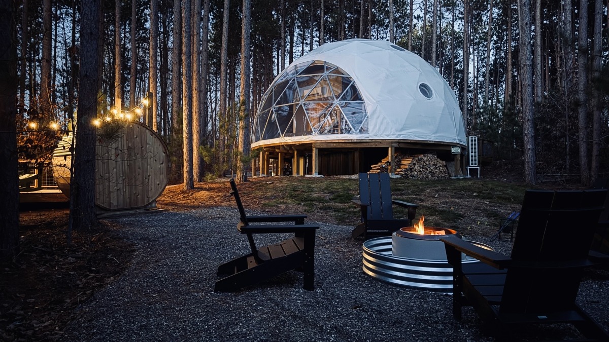 Glamp Michigan's Geo Domes