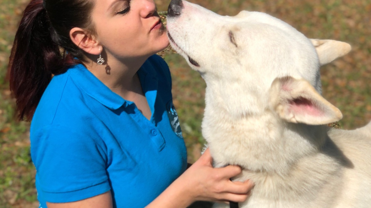 Myself with a dog I trained. 
