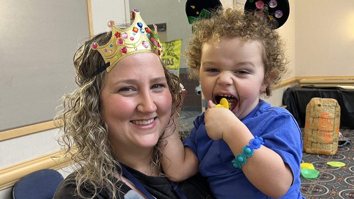 Wife and son