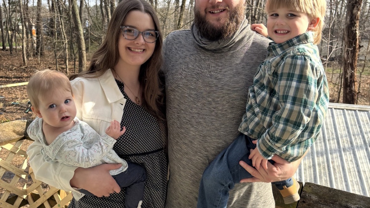 Our family at our current home.