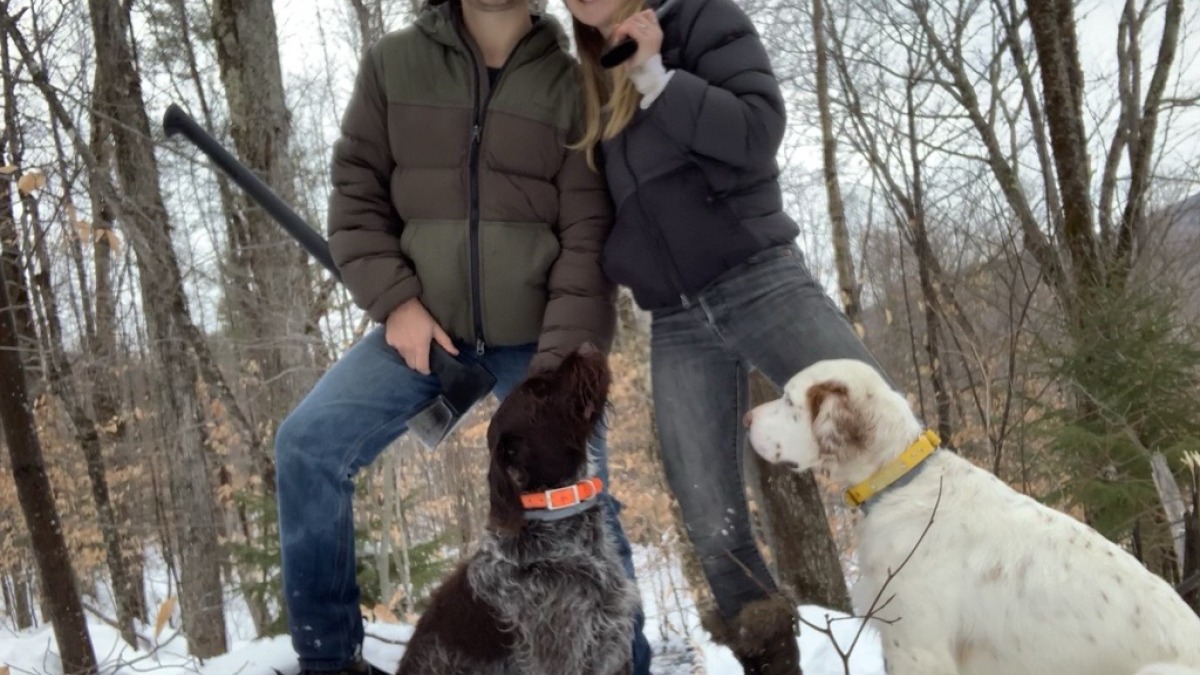Me, my wife, and our two dogs