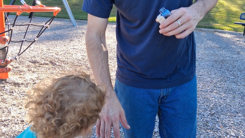 Family time at the park