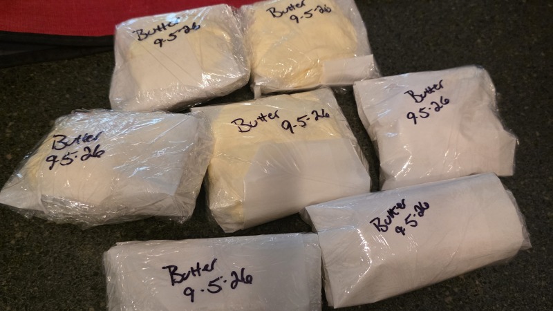Homemade butter