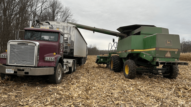 Truck loading in the field