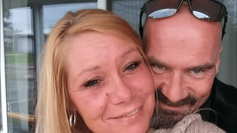 my fiancee Tammy and I.