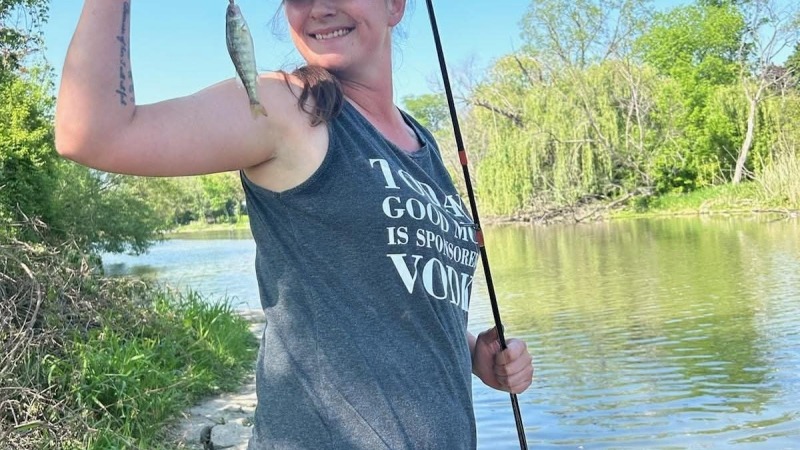 Caught a little fish