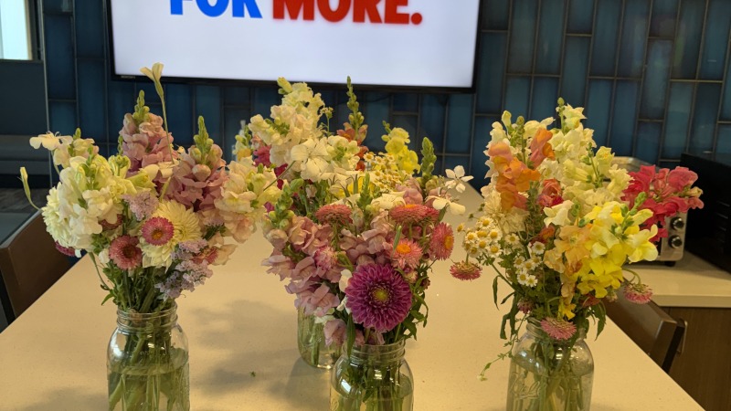 I work full time for Dominos Ann Arbor. Bouquets we are selling. 