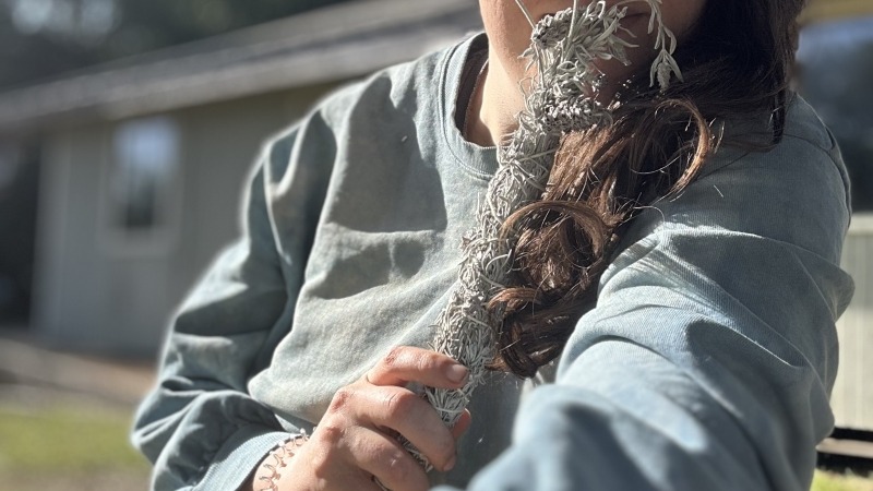 Lavender smudge sticks from our homegrown plants.