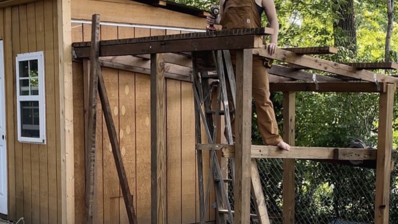Building the chicken coop