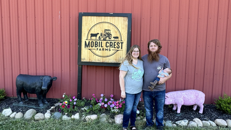 Picture of our farm sign