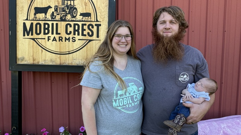 Picture of our farm sign