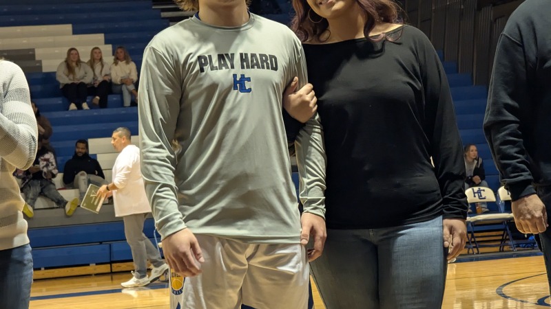 Wife and Step son Colton