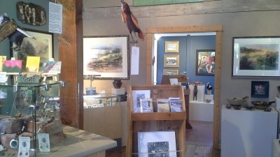 interior of gallery /store