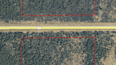 This is how the property is bisected by US hwy 2