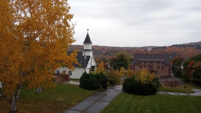 Opisto Theatre and OMI from hill above
