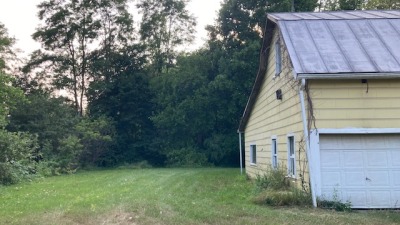 South side of barn