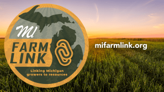 farm field with mifarmlink logo on the left
